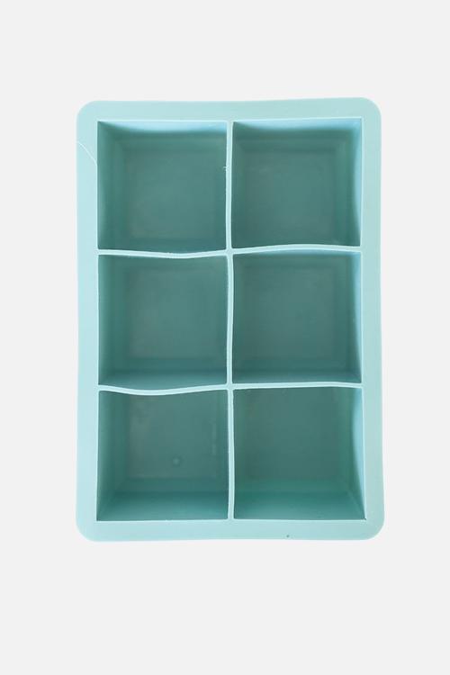 Home Classix Silicone 6 Square Ice Cube Tray - 16.5x11.5x5cm