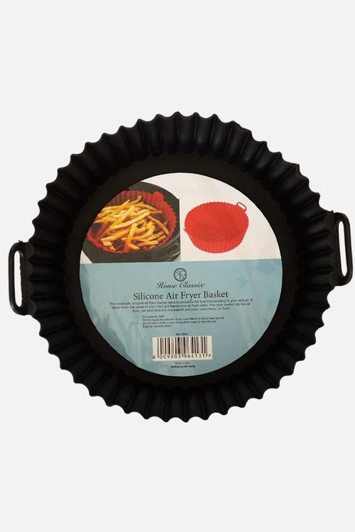 Home Classix Large Silicone Air fryer Pan - 22.6x22.6x6.6cm