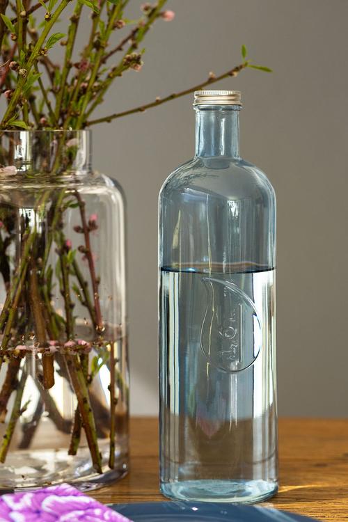 Home Classix Glass Indigo bottle - 1.60lt