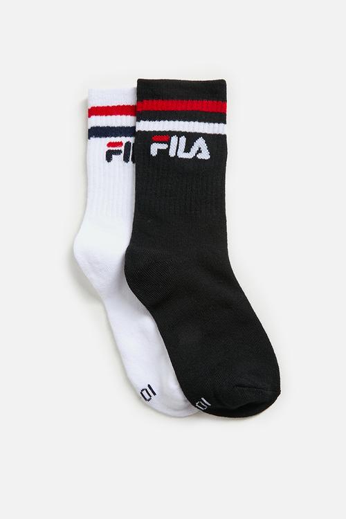 Stalone Tube Sock Kids (2Pk) - Black/White