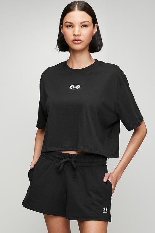 Ua Sport Terry Short - Black/White