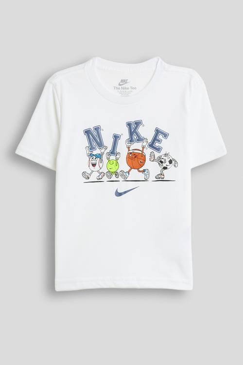 Nkb Multi Sportsball Tee - White