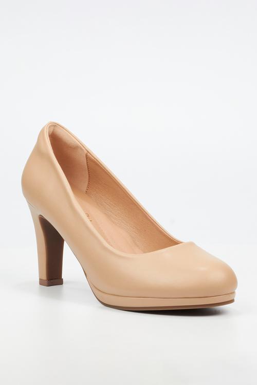 Amethyst 1 court heel - beige