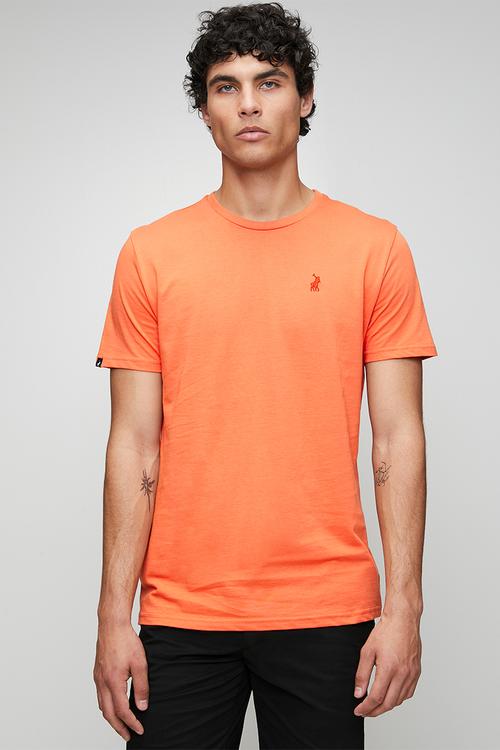 MENS ESSENTIAL CREW NECK SS TEE - Orange