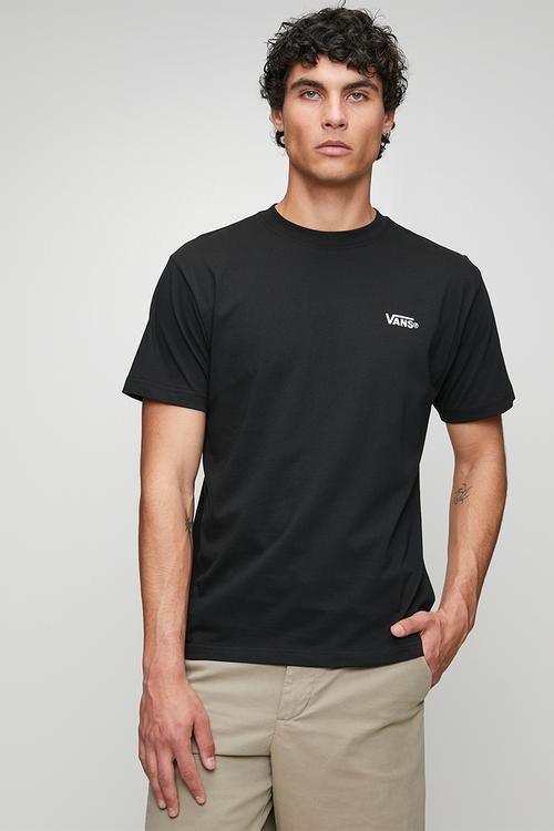 New Left Chest SS Tee - BLACK-WHITE