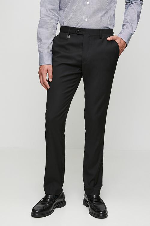 Mens slim fit trouser - black