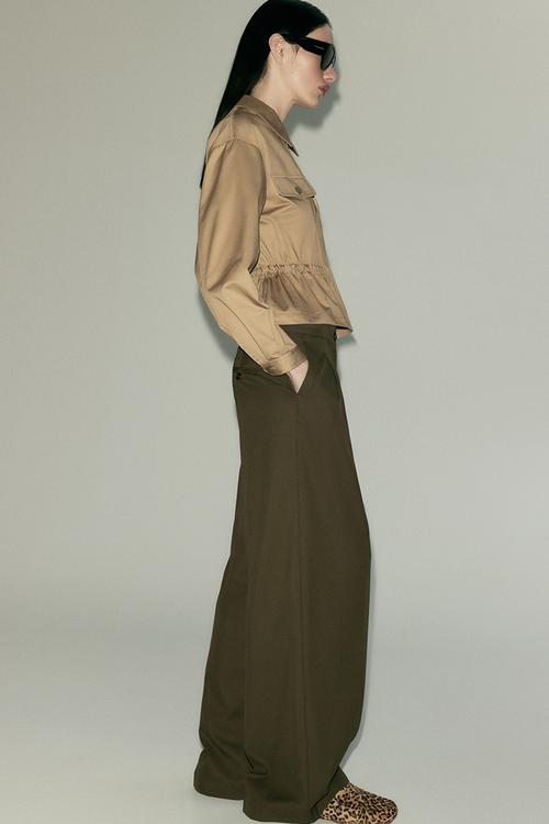 Leather loafers - beige/faux leopard