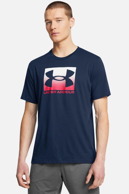 UA M BOXED SPORTS UPDATED SHORT SLEEVE - Navy