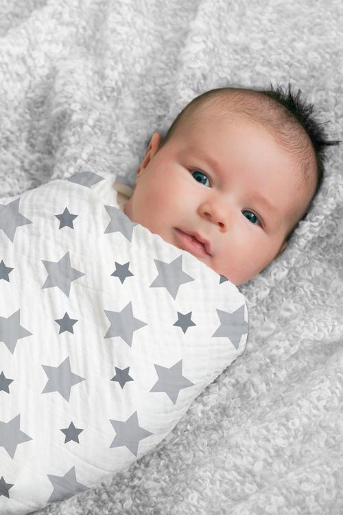 Large Swaddles Cotton Muslin 4Pk - Twinkle 4-Pack