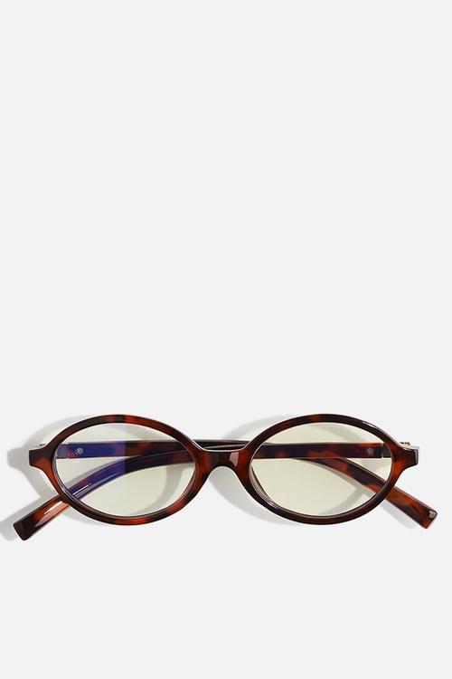 Blue light glasses - brown/tortoiseshell-patterned