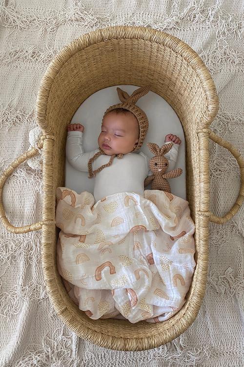 Large Swaddles Cotton Muslin 4Pk - Keep Rising 4-Pack