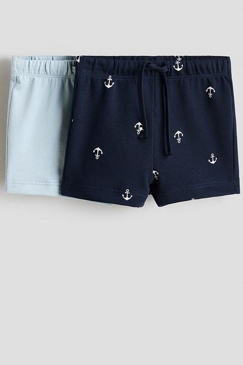 2-pack sweatshorts - blue/anchors