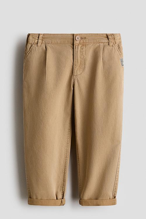 Lyocell-blend chinos - beige