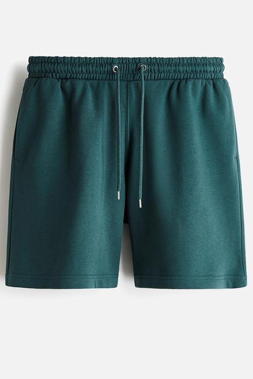 Regular fit sweatshorts - dark teal