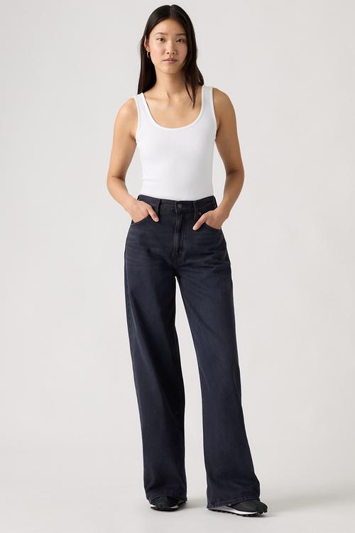 Cinch Wide Leg Jeans - Dark Humor