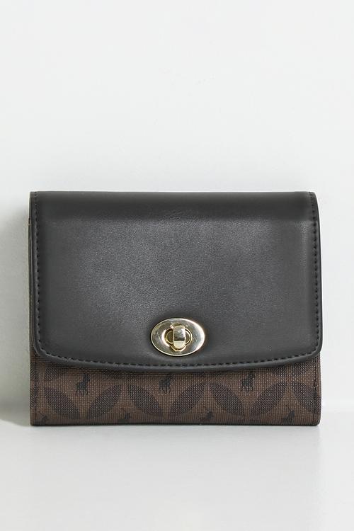 Medina Medium Trifold Purse - Espresso