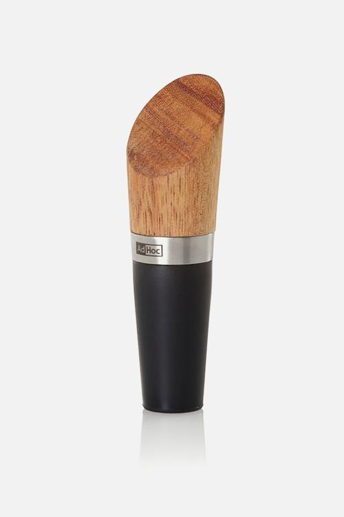 AdHoc Vine Acacia and Stainless Steel Bottle Stopper