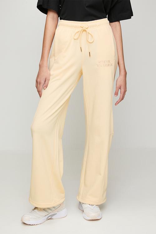 Ladies molly wideleg jogger - cream