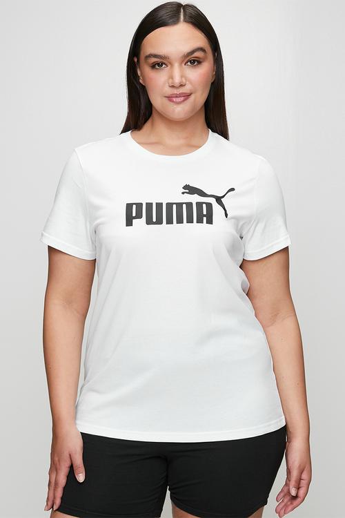 Plus ess no. 1 logo tee - puma white
