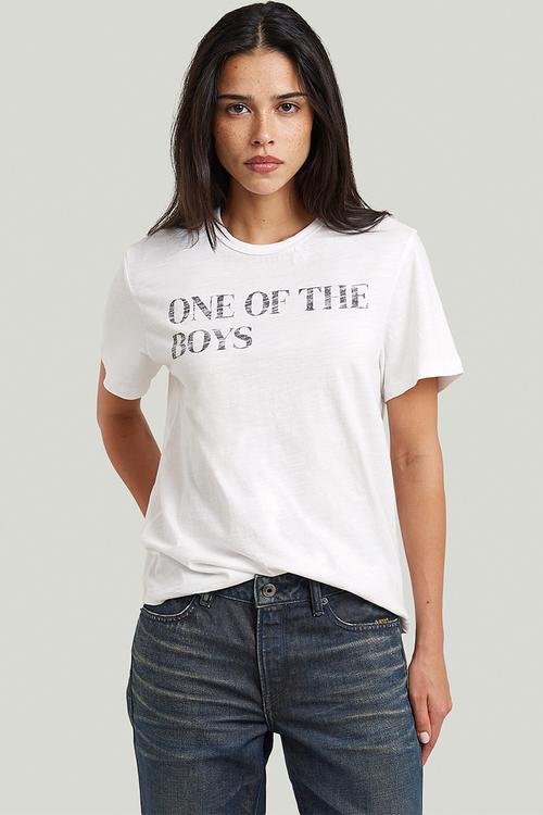 Regular text r T-shirt wmn - milk