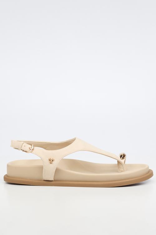 Riviera 1 toe post sandal - beige