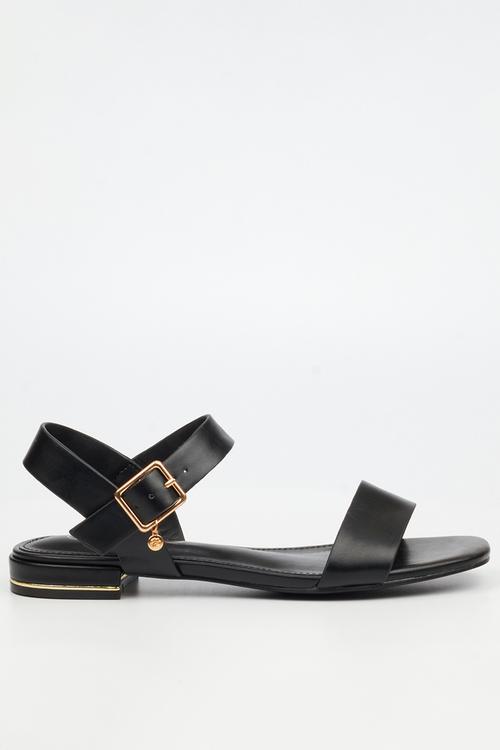 Laura 1 ankle-strap low block heel - black