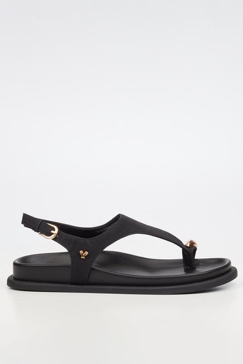 Riviera 1 toe post sandal - black