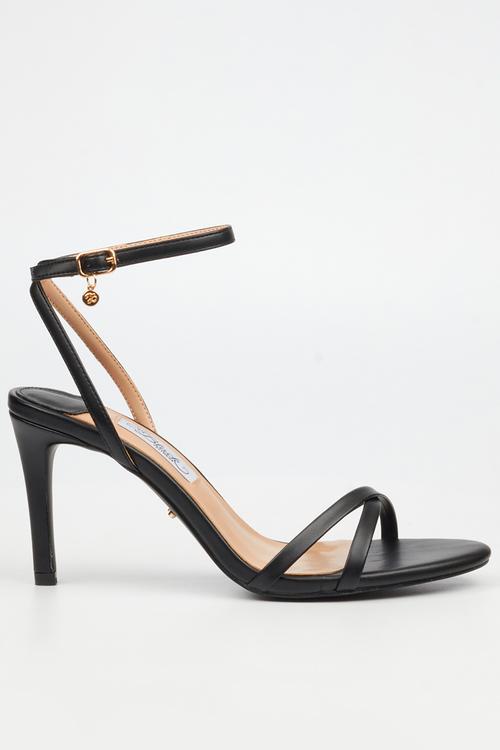 Nelly 1 classic ankle-strap heel - black