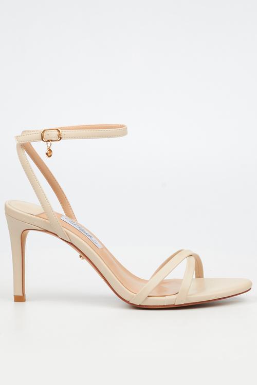 Nelly 1 classic ankle-strap heel - natural