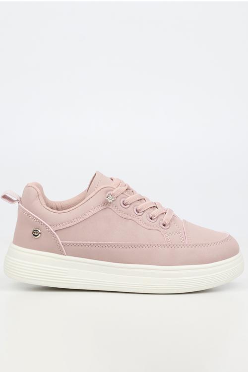 Lipton 5 Casual Elastic Lace Sneaker - Pink