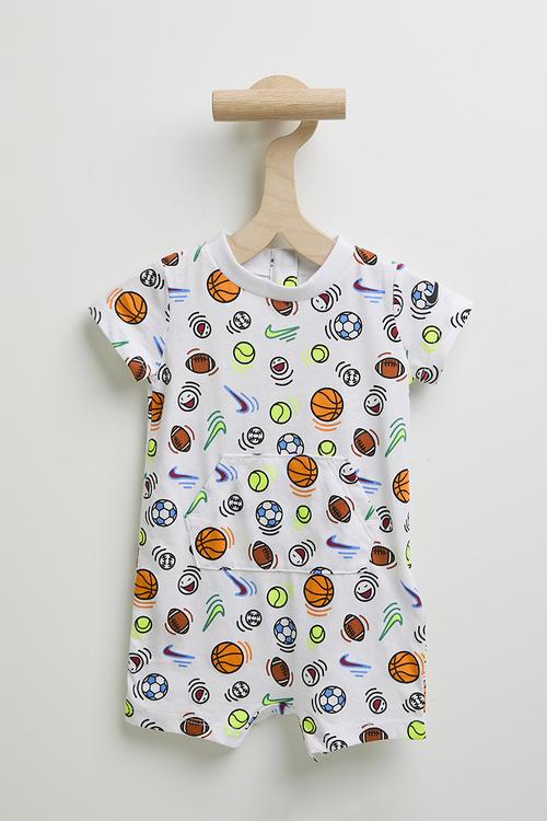 Nkb B Nsw Sportball Aop Romper - White