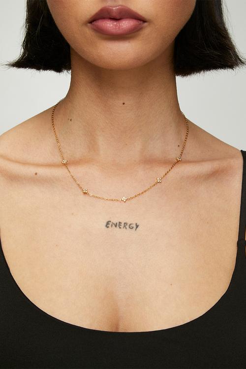 Trendy Designer Necklace - Gold