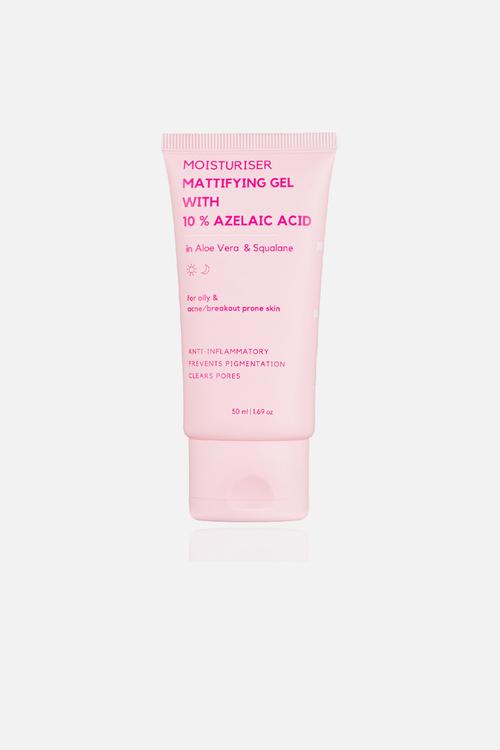 Mattifying Gel Moisturiser with 10% Azelaic Acid for Oily & Acne Prone