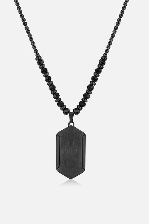 DKJ620003-2 Necklace - Black