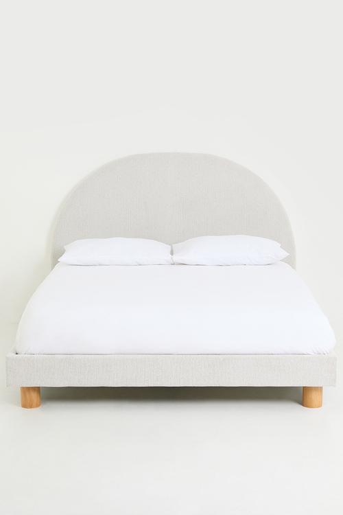 Nera Upholstered Bed - Natural