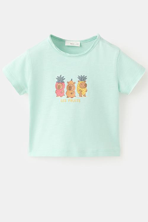 T-Shirt Fruits - Turquoise / Aqua