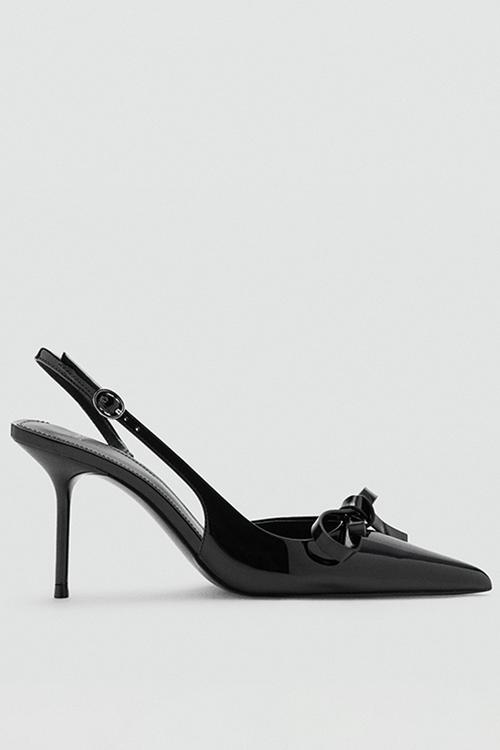 Coreob slingback stiletto heel - black