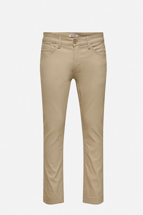 loom Twill Slim Fit Chino Pants - Chinchilla