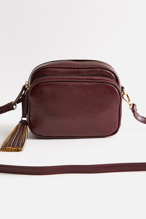 Alice Tassel Camera  - Dark Burgundy