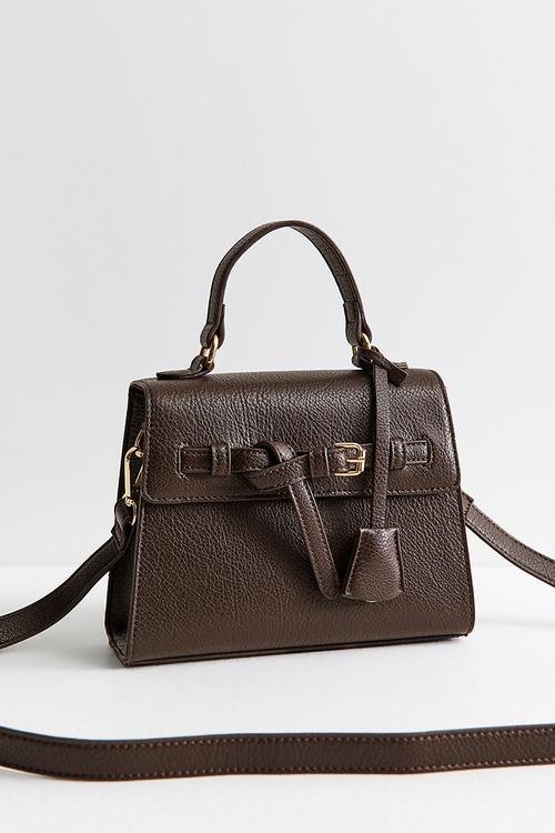 Bev Belted Front TH - Dark Brown
