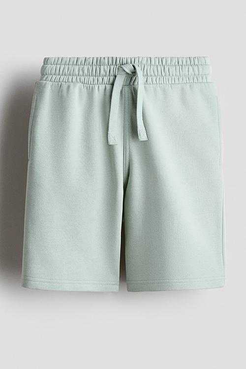 Sweatshirt shorts - light dusty green