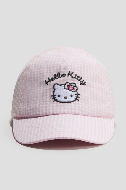 Cotton cap - pink/hello kitty