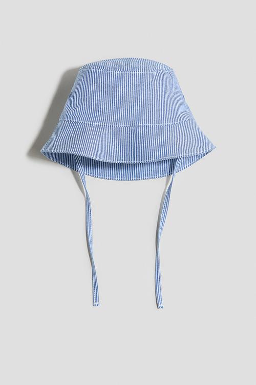 Sun hat - blue/striped