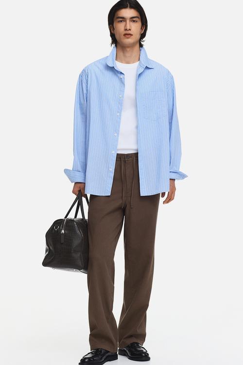 Relaxed fit trousers - taupe