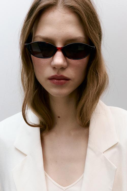 Oval sunglasses - brown/tortoiseshell pattern
