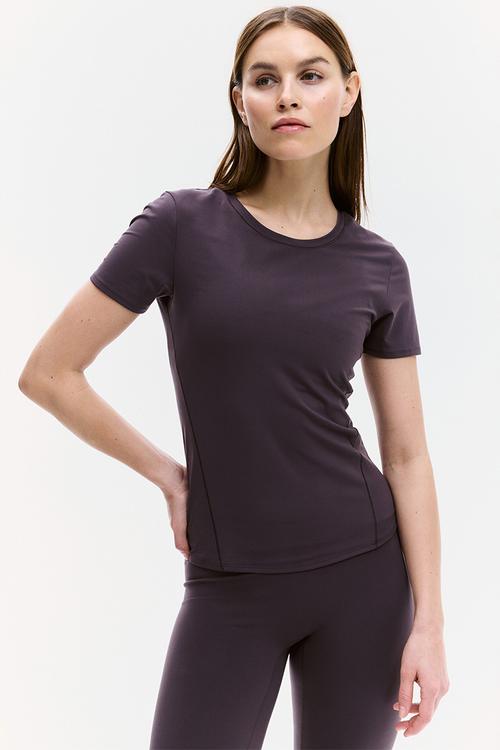 Sports top with drymove™ - plum purple