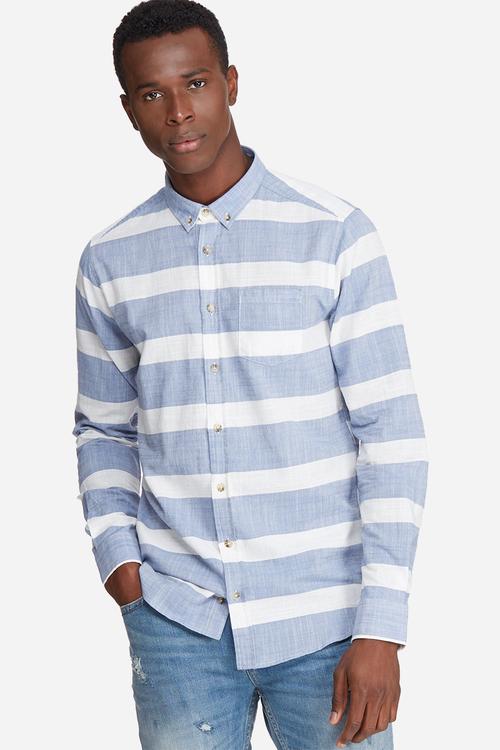 Stripe oxford slim fit shirt