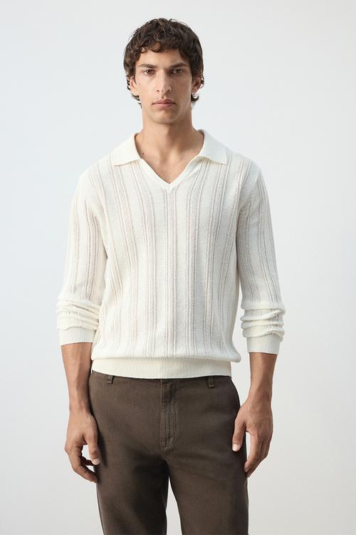 Poloshirt Tierra - Offwhite