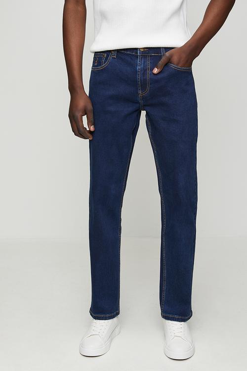 Mens Simon straight leg jean - blue