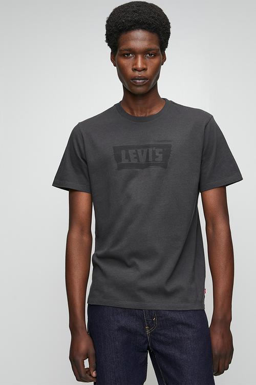 Graphic crewneck tee za - grey